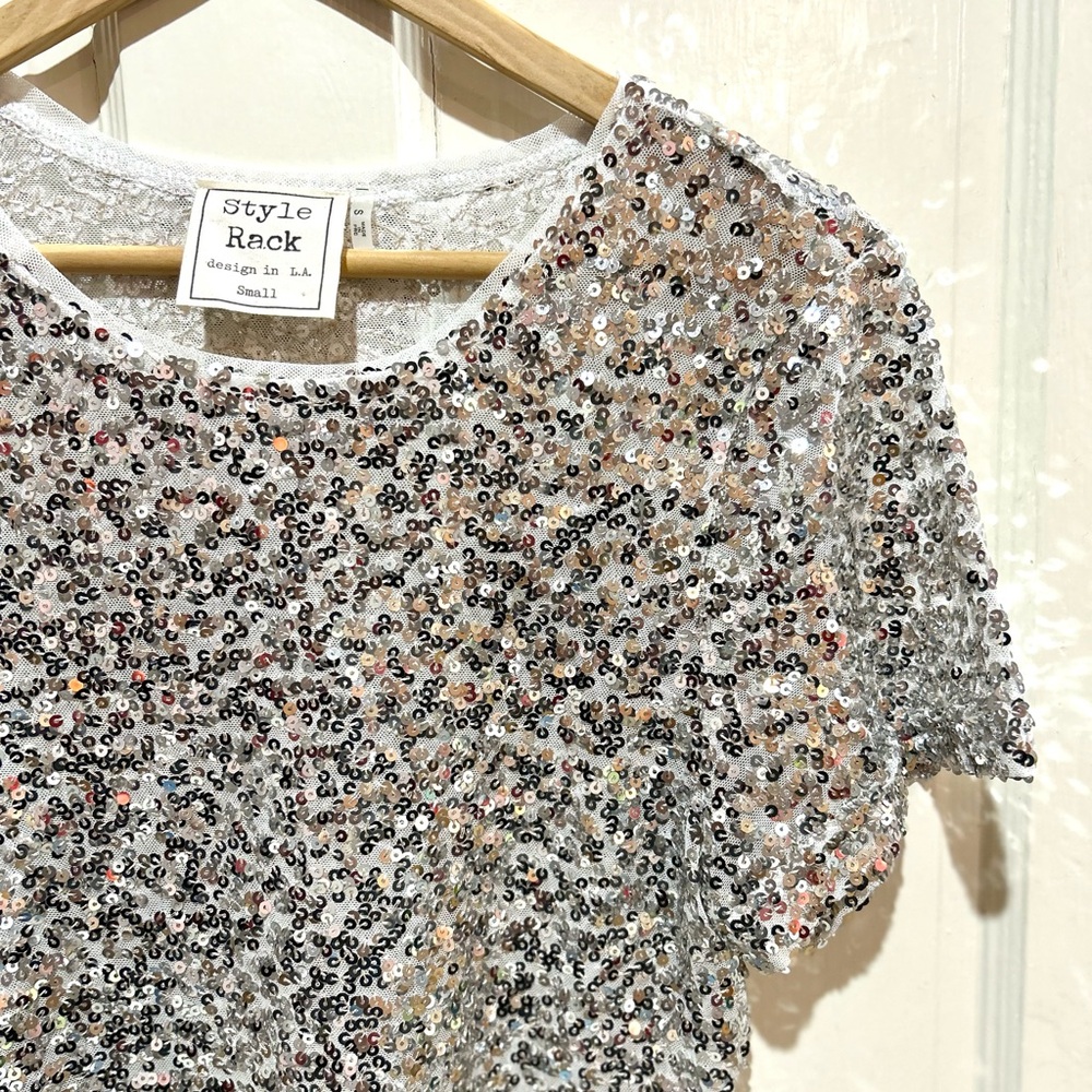 {Style Rack LA} Sequin Crop Top